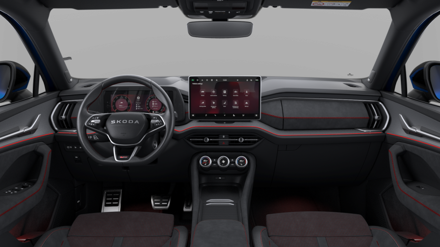 Škoda Kodiaq, 2,0 TSI 195 kW 7° automatická DSG 4x4, barva modrá