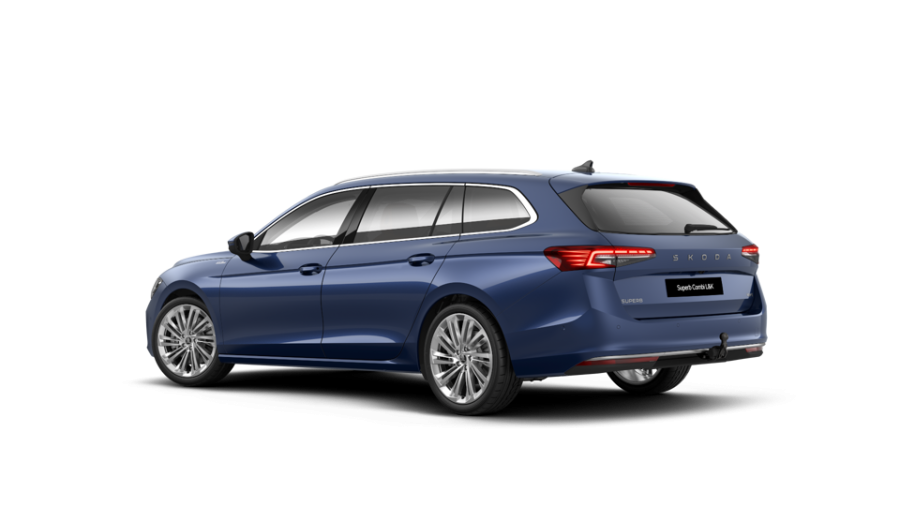 Škoda Superb, 2,0 TDI 142 kW 7-stup. automat. 4x4, barva modrá