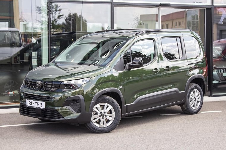 Peugeot Rifter, Peugeot Rifter 1,5 ALLURE BHDi S&S MAN6 N1, barva zelená