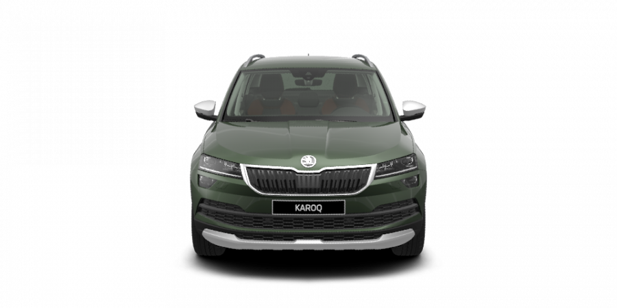 Škoda Karoq, 2,0 TDI 110 kW 6-stup. mech. 4x4, barva zelená