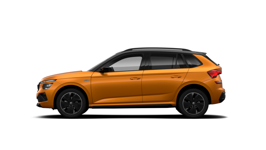 Škoda Kamiq, 1,0 TSI 85 kW 7-stup. automat., barva oranžová