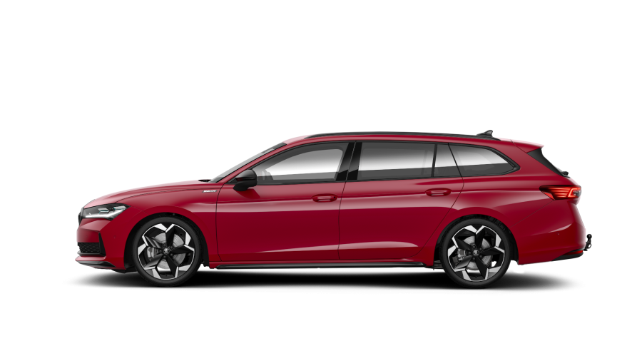 Škoda Superb, 2,0 TSI 195 kW 7° automatická DSG 4x4, barva červená