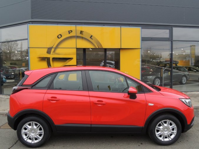 Opel Crossland X, SMILE 1.2T 81kW/110k MT6, barva červená