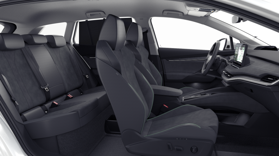 Škoda Enyaq iV, 82 kWh 210,00 kW 1° automatická 4x4, barva bílá