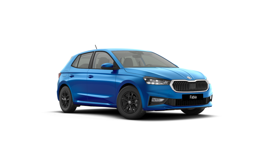 Škoda Fabia, 1,0 MPI 59 kW 5° manuální, barva modrá