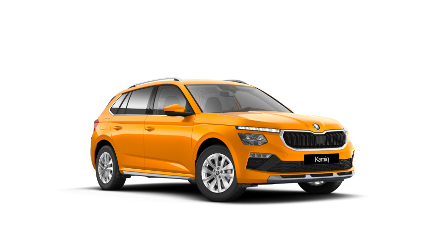 Škoda Kamiq, 1,5 TSI 110 kW 7° automatická DSG, barva oranžová