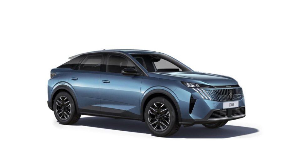 Peugeot 3008, Peugeot 3008 ALLURE Hybrid 145 e-DCS6, barva modrá
