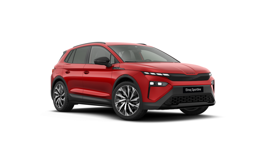Škoda Elroq, 82 kWh 210 kW 1° převodovka 4x4, barva červená