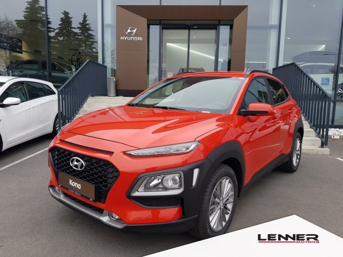 Hyundai Kona, 1,6 T-GDI 130 kW (95 NAT) 7 st. DCT 4×4, barva červená
