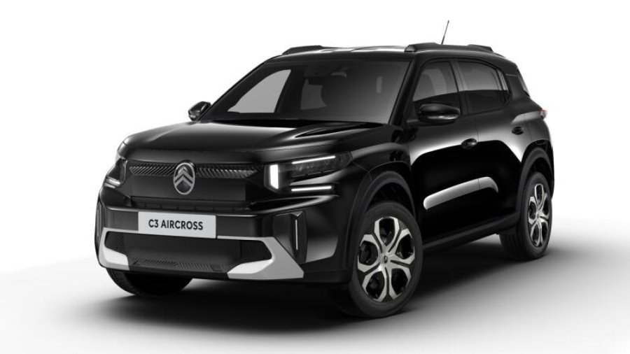 Citroën C3 Aircross, PLUS Turbo 100 MAN6, barva černá