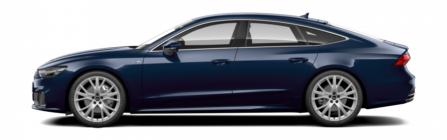 Audi A7, A7 50 TDI quattro, barva modrá