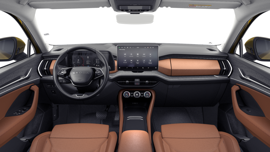 Škoda Kodiaq, 2,0 TDI 142 kW 7° automatická DSG 4x4, barva zlatá