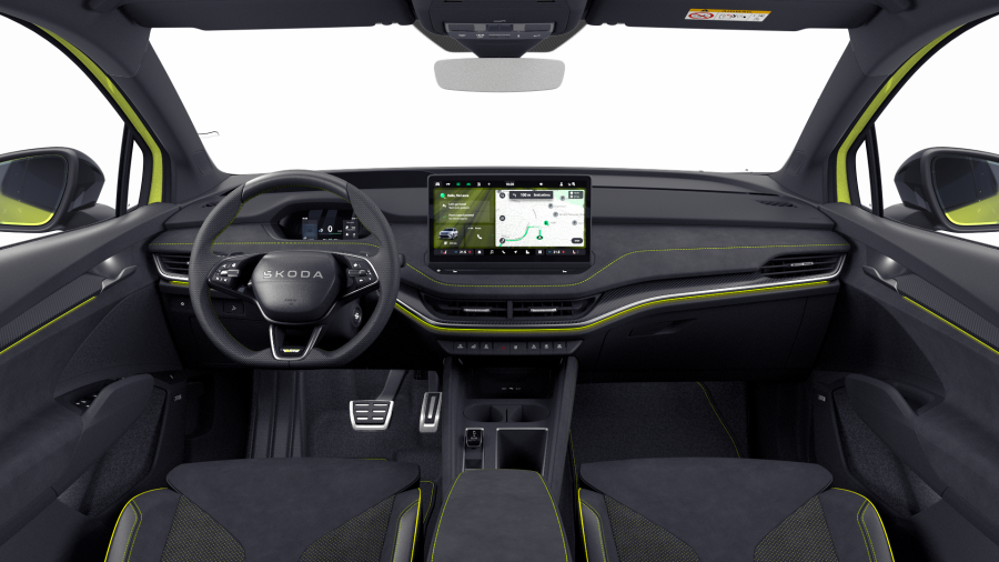 Škoda Enyaq iV, 84 kWh 1° automatická 4x4, barva zelená