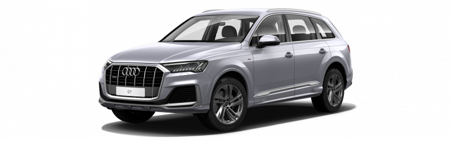 Audi Q7, Q7 S line 45 TDI quattro, barva stříbrná