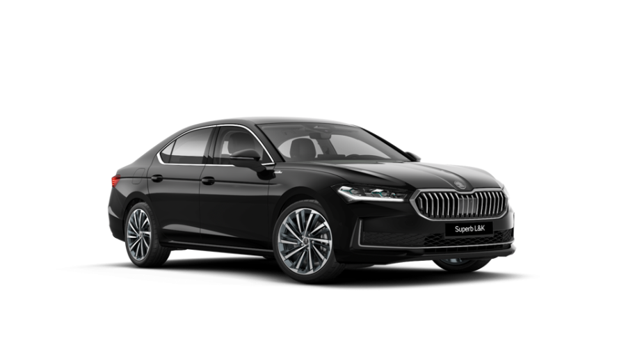 Škoda Superb, 2,0 TDI 142 kW 7° automatická DSG 4x4, barva černá