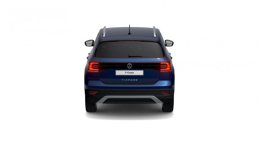 Volkswagen T-Cross, T-Cross Style 1,0 TSI 81 kW 6G, barva modrá
