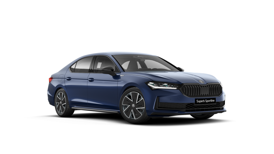 Škoda Superb, 2,0 TDI 110 kW 7° automatická DSG, barva modrá