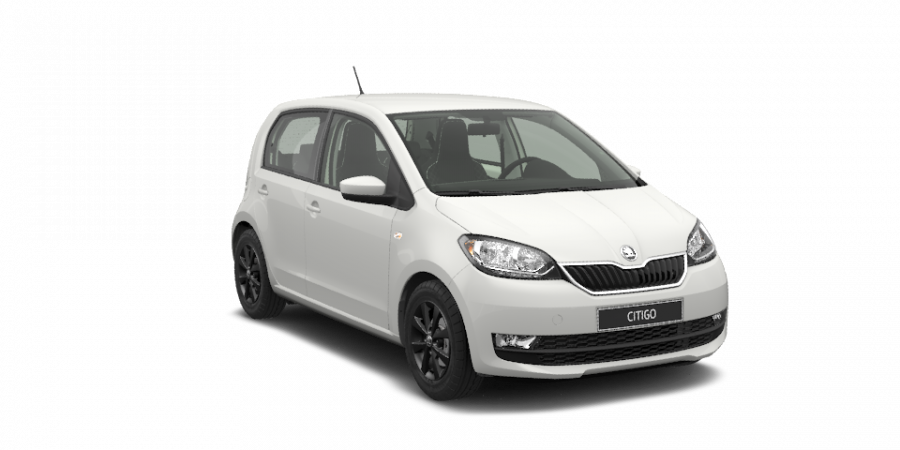 Škoda Citigo, 1,0 MPI 44 kW 5-stup. mech., barva bílá