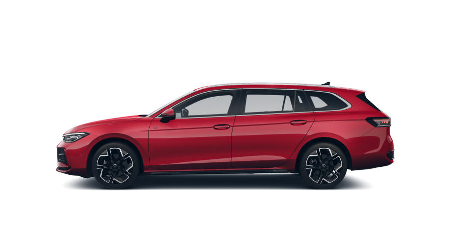 Volkswagen Passat, Passat R-Line 2,0 TDI 110 kW, barva červená