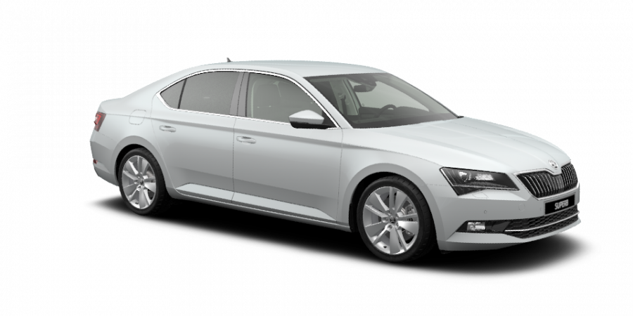 Škoda Superb, 2,0 TDI 140 kW 7-stup. automat., barva bílá