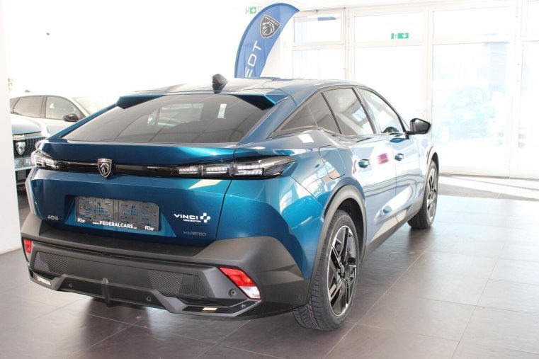 Peugeot 408, Peugeot 408 ALLURE Hybrid 145 e-DCS6, barva modrá