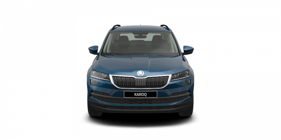 Škoda Karoq, 1,6 TDI 85 kW 7-stup. automat., barva modrá