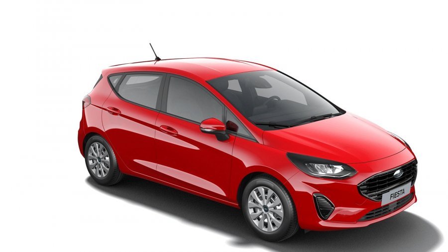 Ford Fiesta, Trend Edition, 5dveřová, 1,1 PFI 55 kW/75 k, 5st. manuální, barva červená