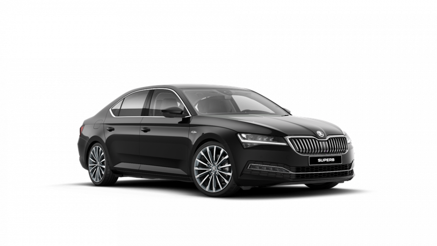 Škoda Superb, 2,0 TDI 147 kW 7-stup. automat., barva černá