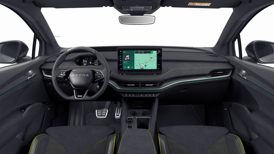 Škoda Enyaq iV, 82 kWh 250 kW 1° převodovka 4x4, barva stříbrná