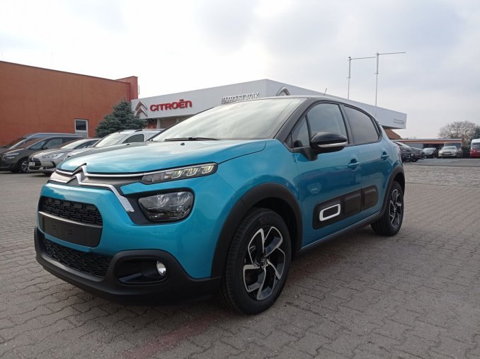 Citroën C3, Citroën C3 Shine 1.2PT 83k, barva modrá
