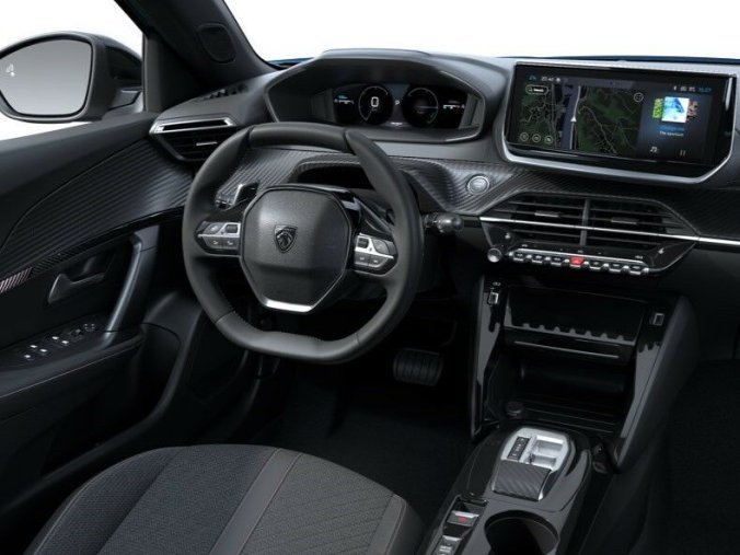 Peugeot 2008, Peugeot 2008 ALLURE Hybrid 136 e-DCS6, barva modrá