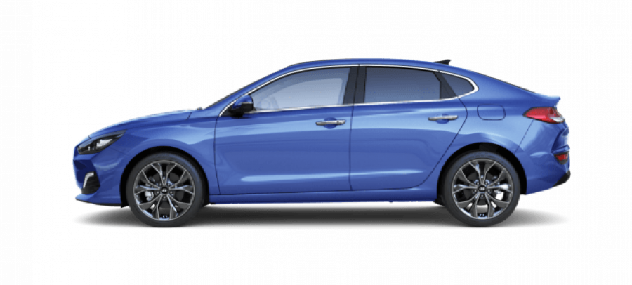 Hyundai i30, 1,0 T-GDI 88 kW (95 NAT) 6 st. man, barva modrá
