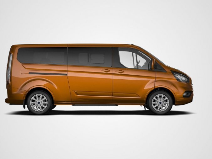 Ford Tourneo Custom, MPV,  L2 TITANIUM MHEV 2,0 EcoBlue (mHEV) 136 kW / 185 k, barva oranžová