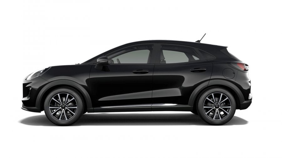 Ford Puma, Titanium Design, 5dveřová, 1.0 EcoBoost Hybrid (mHEV) 92 kW/125 k, 6st. manuální, barva černá