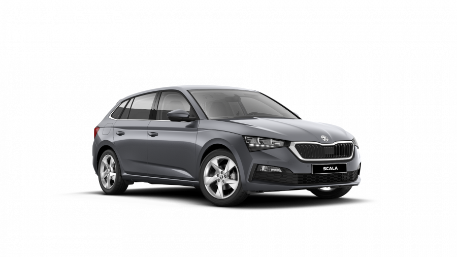 Škoda Scala, 1,5 TSI 110 kW 6-stup. mech., barva šedá