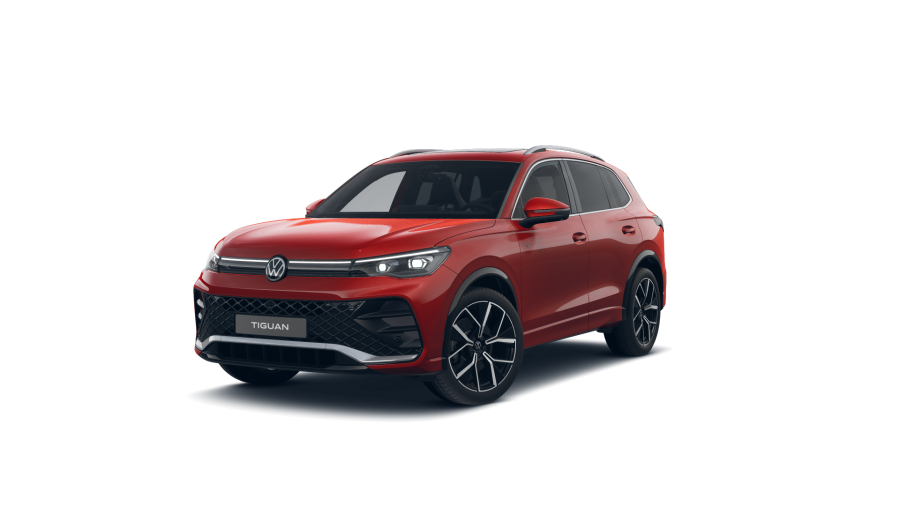 Volkswagen Tiguan, Tiguan R-Line People 2,0 TDI 142 kW 4MOT, barva červená