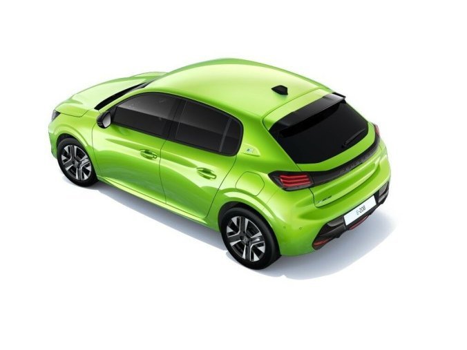 Peugeot 208, Peugeot 208 ALLURE Elektromotor 115 kW / 156 k (Baterie 51 kWh), barva žlutá