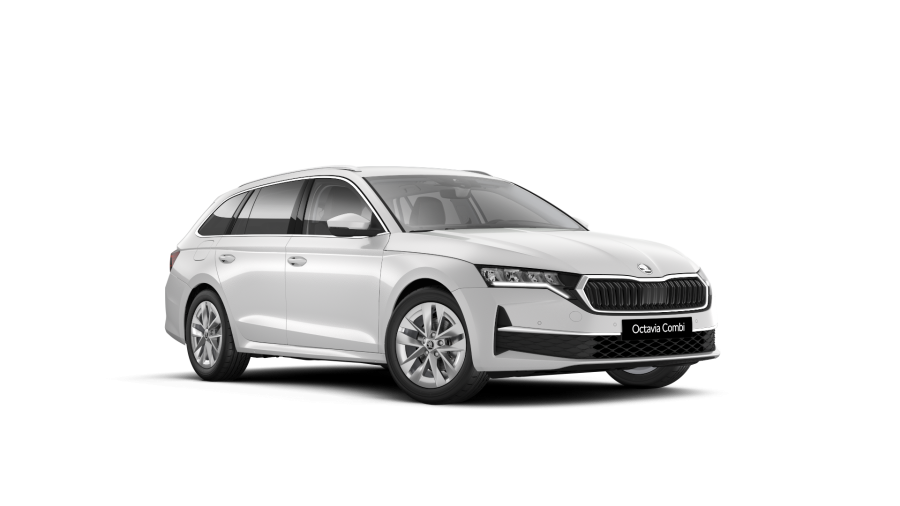Škoda Octavia, 1,5 TSI m-HEV 110 kW 7-stup. automat., barva bílá