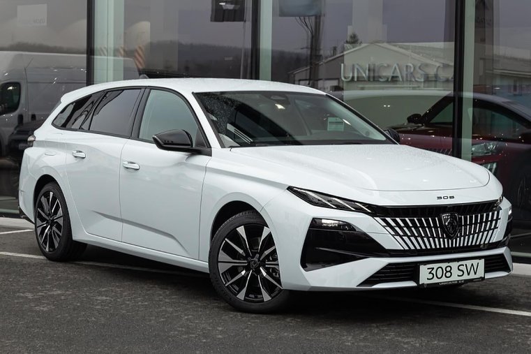 Peugeot 308, Peugeot 308 1,2 SW ALLURE Hybrid 145 e-DCS, barva bílá