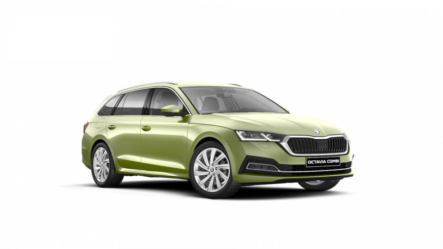 Škoda Octavia, 2,0 TDI 110 kW 7-stup. automat., barva zelená