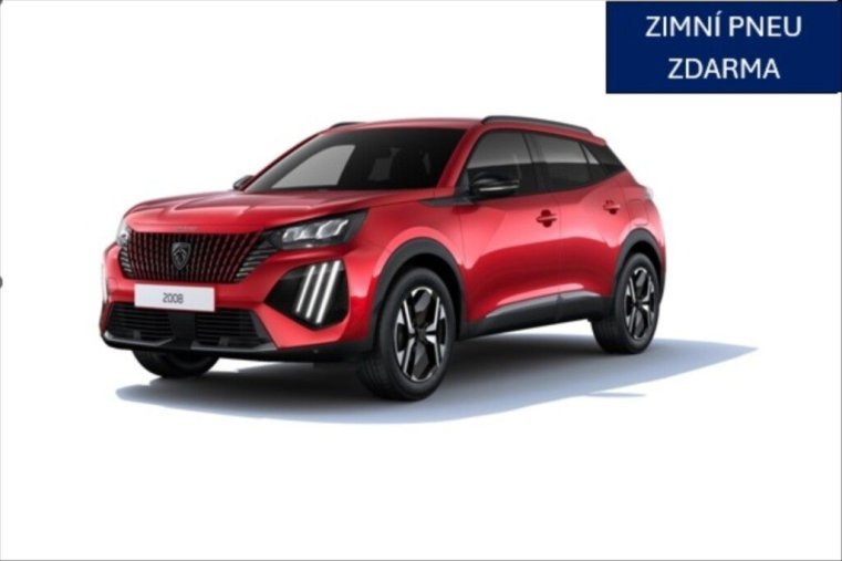 Peugeot 2008, Peugeot 2008 1,2 ALLURE Hybrid 145 e-DCS6, barva červená