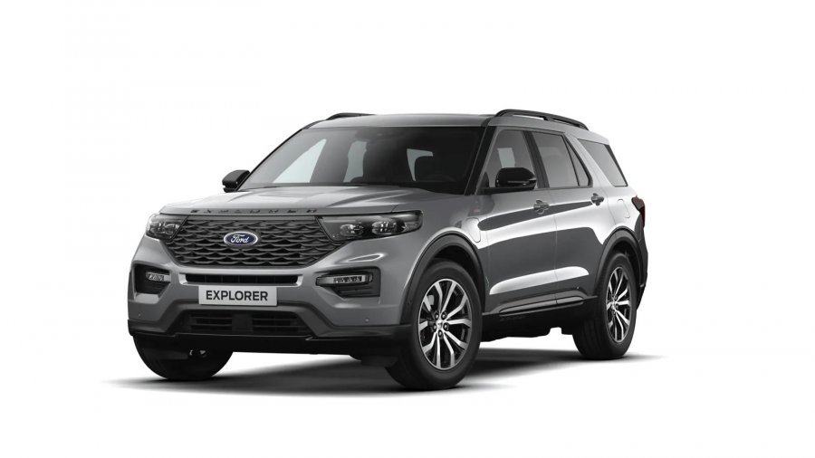 Ford Explorer, ST-Line, 5dveřová, 3.0 EcoBoost 336 kW/457 k, 10st. automatická, 4WD, barva šedá