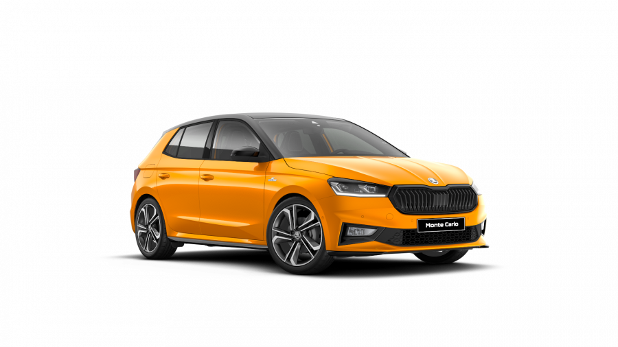 Škoda Fabia, 1,0 TSI 81 kW 6-stup. mech., barva oranžová