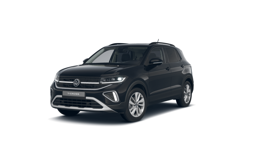Volkswagen T-Cross, T-Cross People 1.0 TSI 70 kW 5G, barva černá