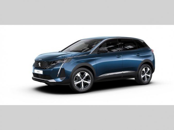 Peugeot 3008, ALLURE 1.2 PureTech 130k, barva modrá