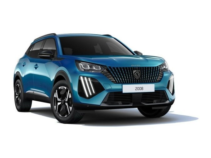 Peugeot 2008, Peugeot 2008 ALLURE Hybrid 136 e-DCS6, barva modrá