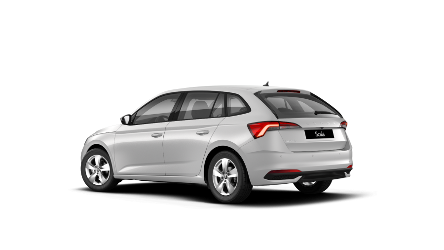 Škoda Scala, 1,0 TSI 70 kW 5° manuální, barva bílá