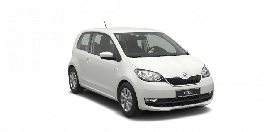 Škoda Citigo, 1,0 MPI 44 kW 5-stup. mech., barva bílá