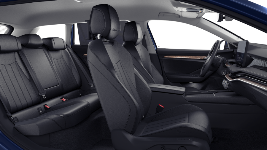 Škoda Superb, 2,0 TDI 110 kW 7° automatická DSG, barva modrá