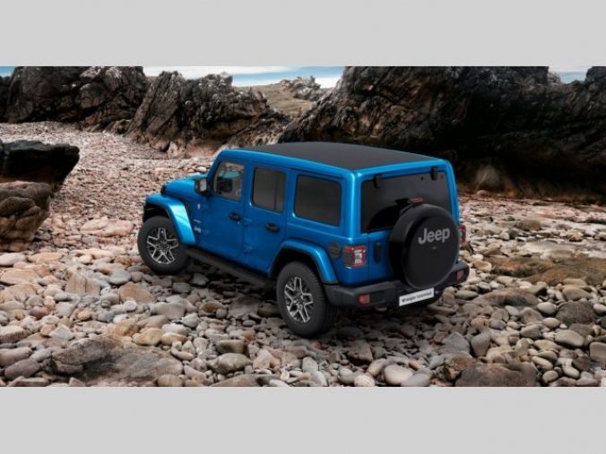 Jeep Wrangler, Sahara 2.0 Turbo 4WD, barva zelená